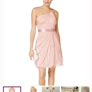 Baltic Born Blush One-Shoulder Dress